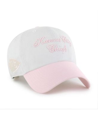 Women's White Kansas City Chiefs Gelato Two-Tone Clean Up Adjustable Hat