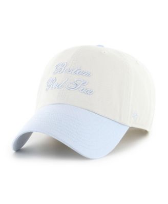Women's White/Light Blue Boston Red Sox Gelato Two-Tone Clean Up Adjustable Hat