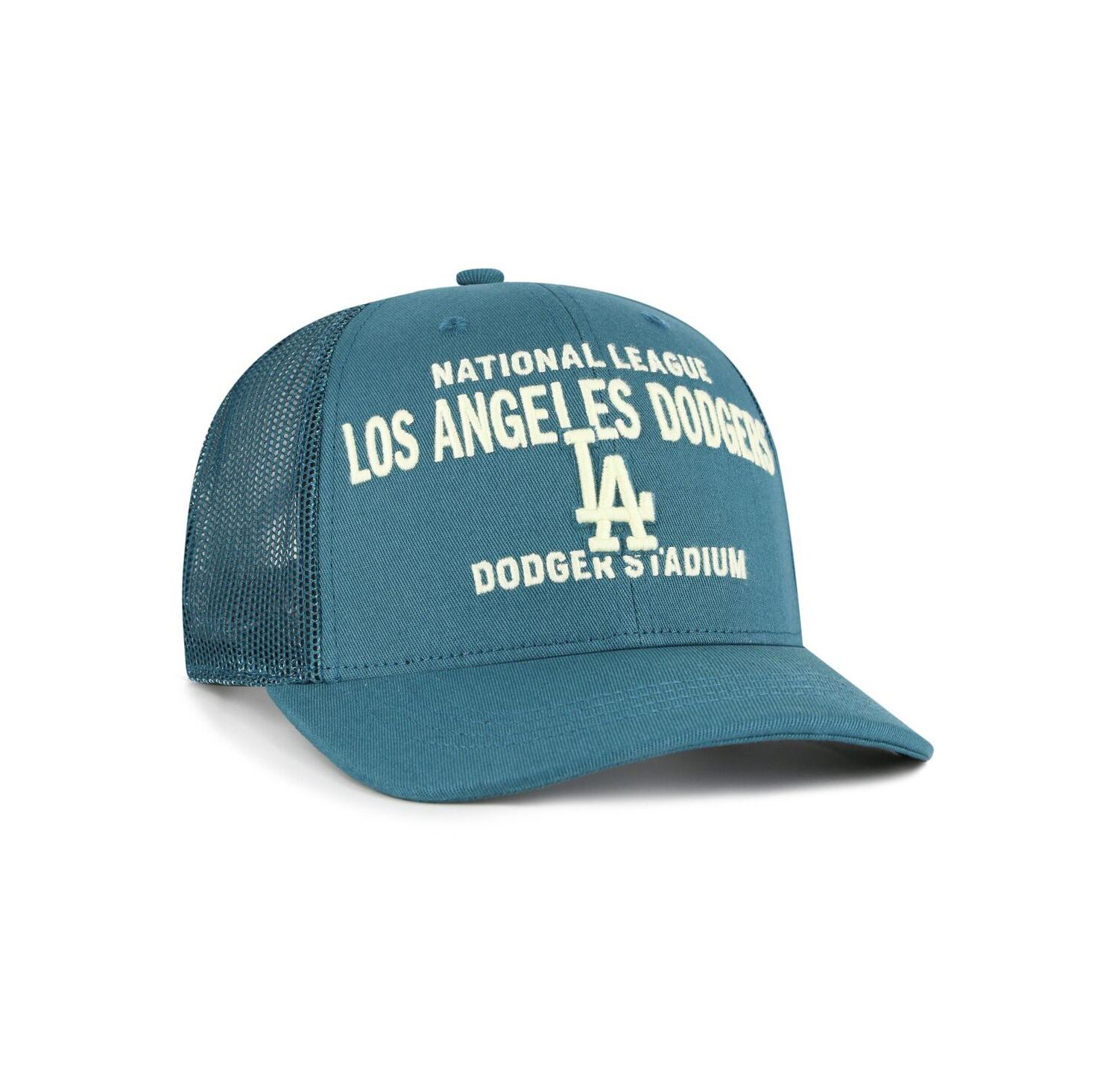 Men's Teal Los Angeles Dodgers Contemporary Hitch Adjustable Trucker Hat