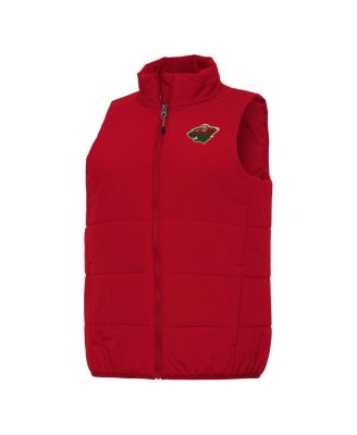 Women's Red Minnesota Wild Experience Full-Zip Vest