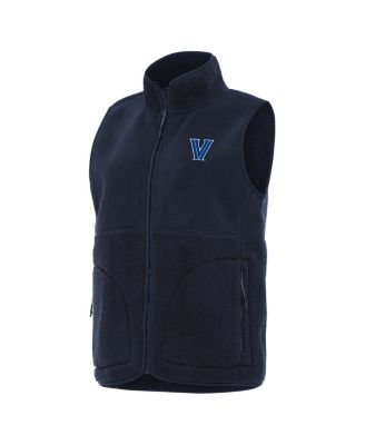 Women's Navy Villanova Wildcats Nostalgic Full-Zip Vest