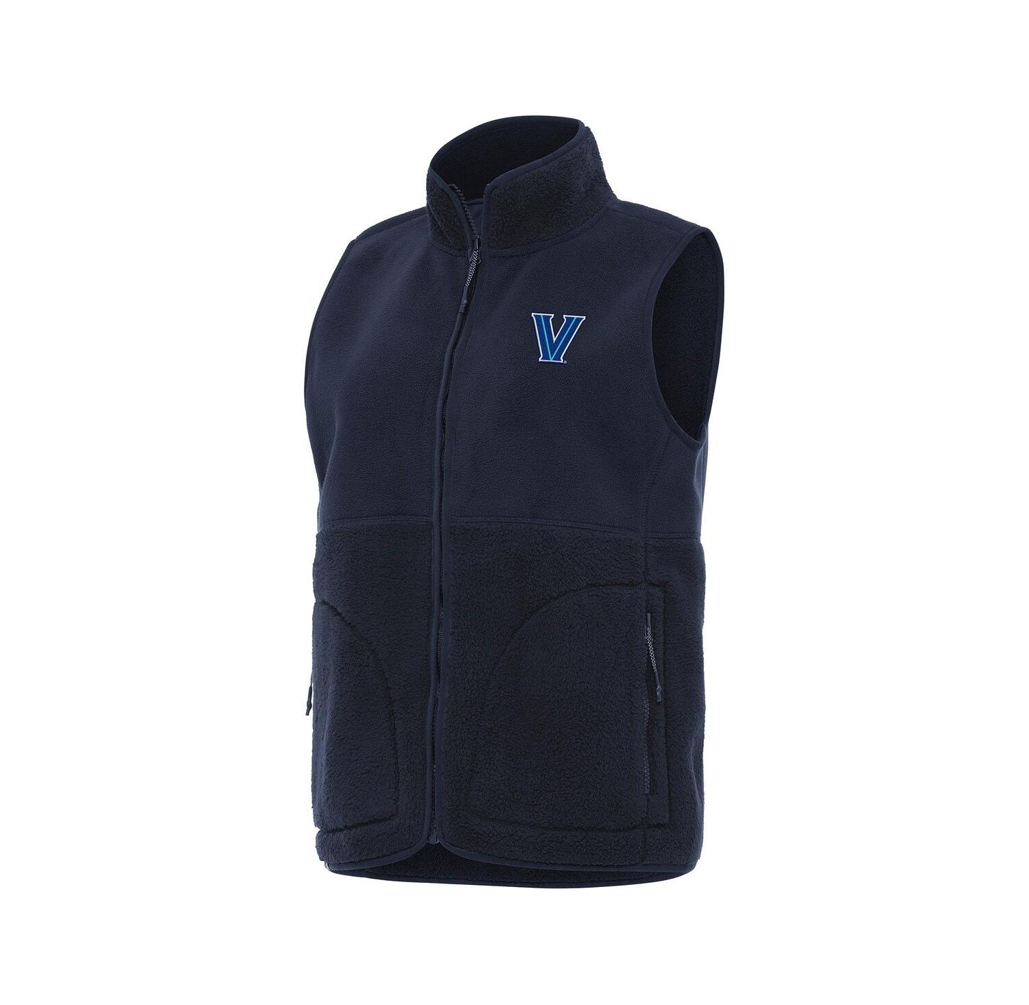 Women's Navy Villanova Wildcats Nostalgic Full-Zip Vest