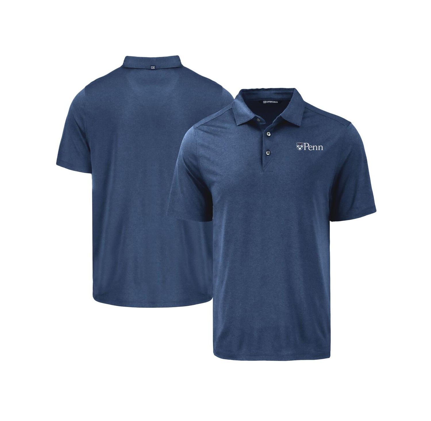 Men's Navy Pennsylvania Quakers Coastline Epic Comfort Eco Polo Shirt