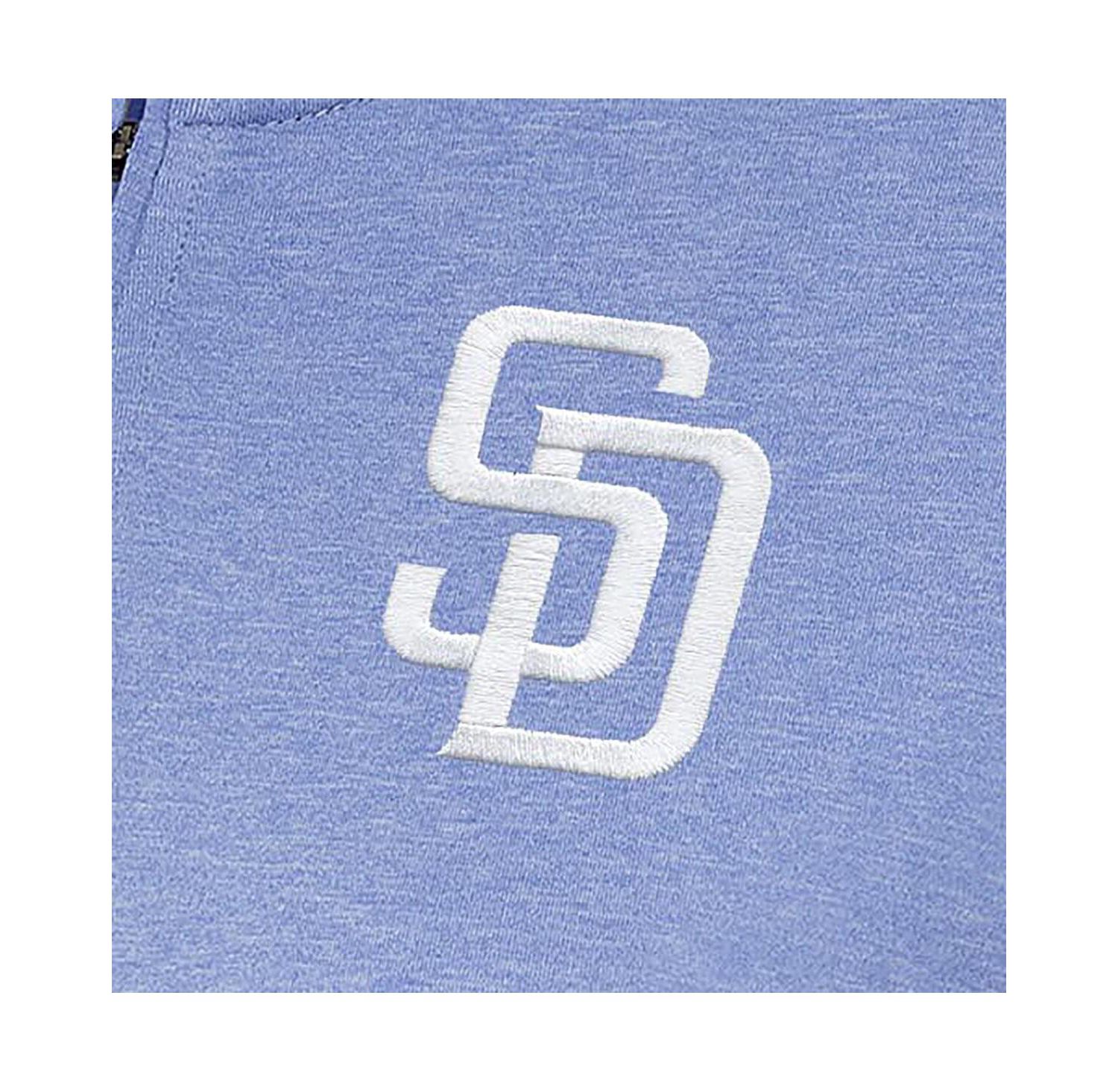 Women's Lavender San Diego Padres Mentor Quarter-Zip Pullover Top