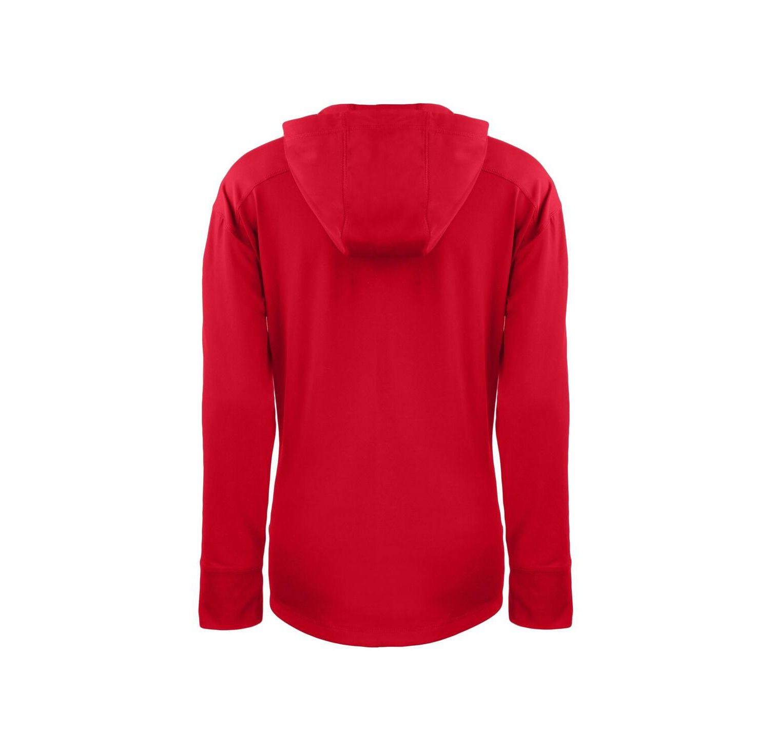 Women's Red Cincinnati Reds Daybreak Eco Half-Zip Hoodie