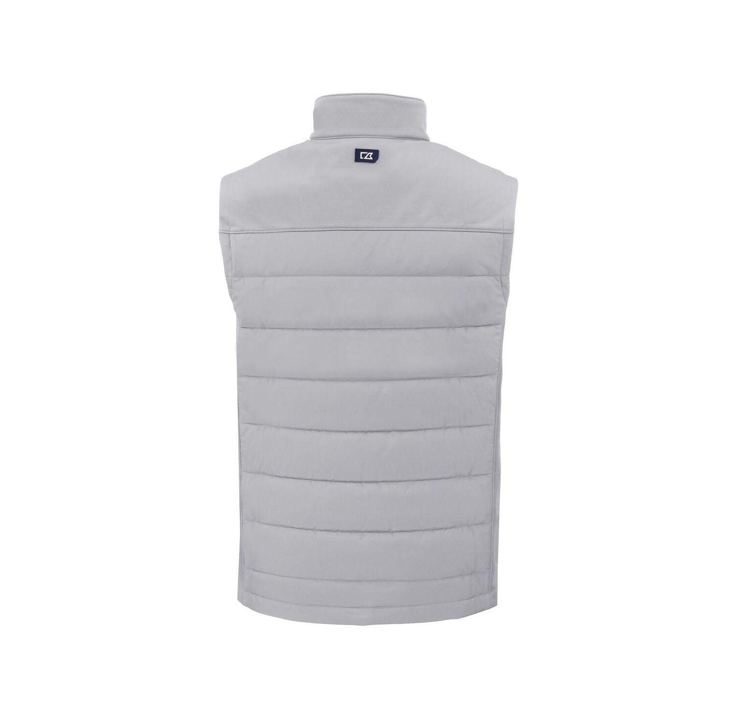 Men's Gray New York Yankees Evoke Hybrid Eco Softshell Full-Zip Vest