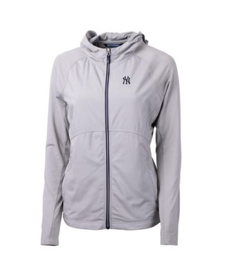 Women's Gray New York Yankees Adapt Eco Knit Full-Zip Jacket
