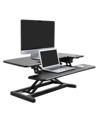 36"W Electric Height Adjustable Desk Converter - Sit-Stand Riser