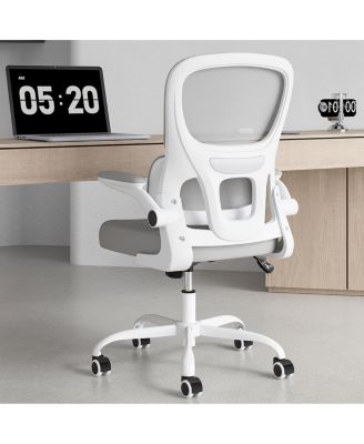  Mesh Ergonomic Office Chair,Flip-Up Armrest Lumbar Support Chair