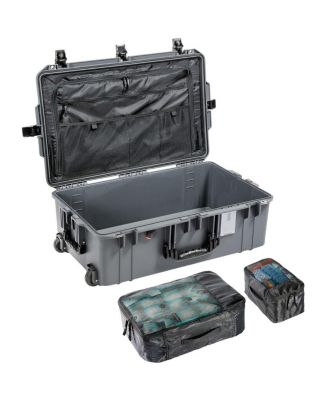 1595TRVL Wheeled Waterproof Air Travel Case with Lid Organizer and Packing Cubes
