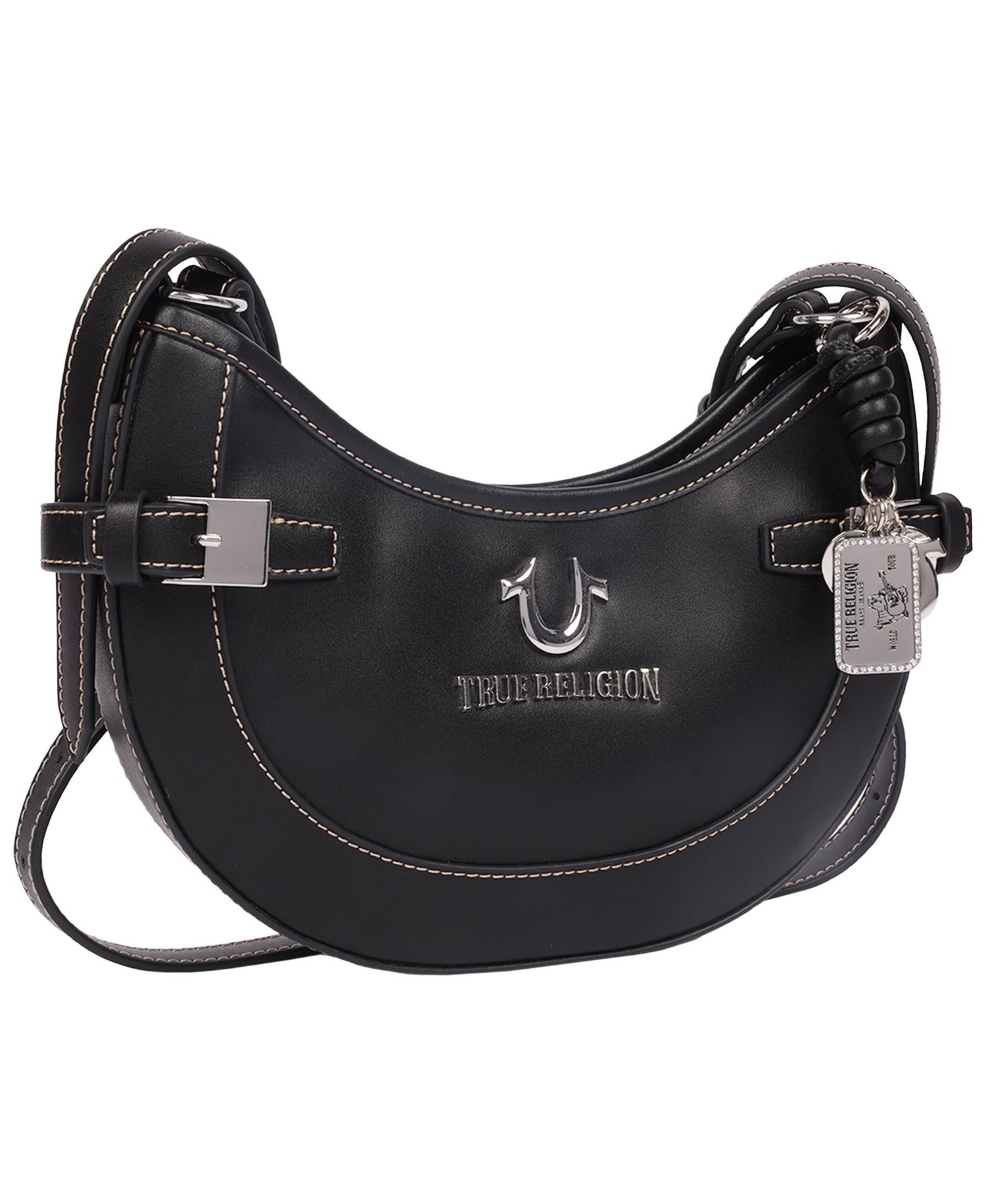 Multi-Strap Denim Shoulder Bag