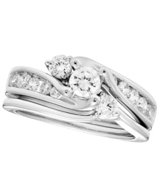 Diamond Bridal Set (1 ct. t.w.) in 14k White Gold