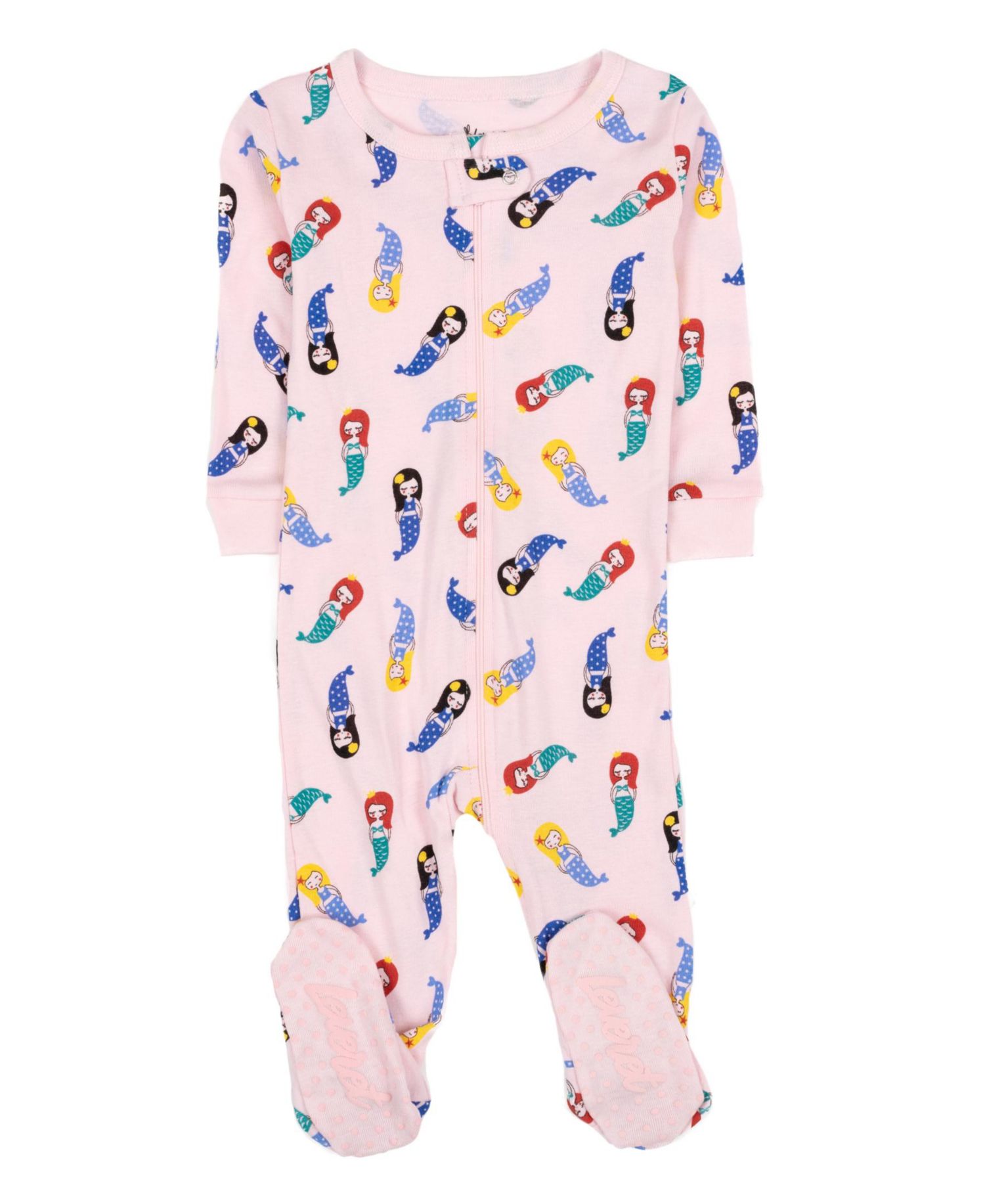 Baby Girls One-Piece Cotton Sleep And Play Footed Pajamas - Cute and Playful Prints
