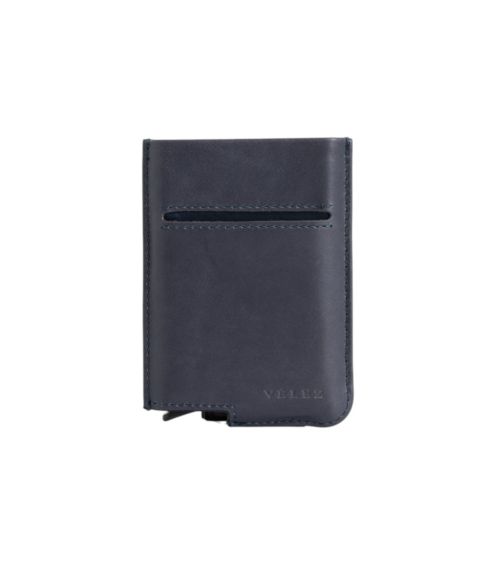 Мужской кошелёк Velez Leather Mini wallet Document Holder, цвет: Синий