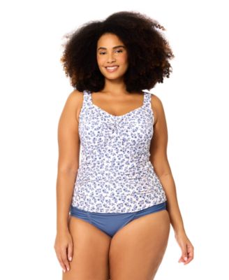 Plus Size Sasha Sweetheart Neck Tankini Top