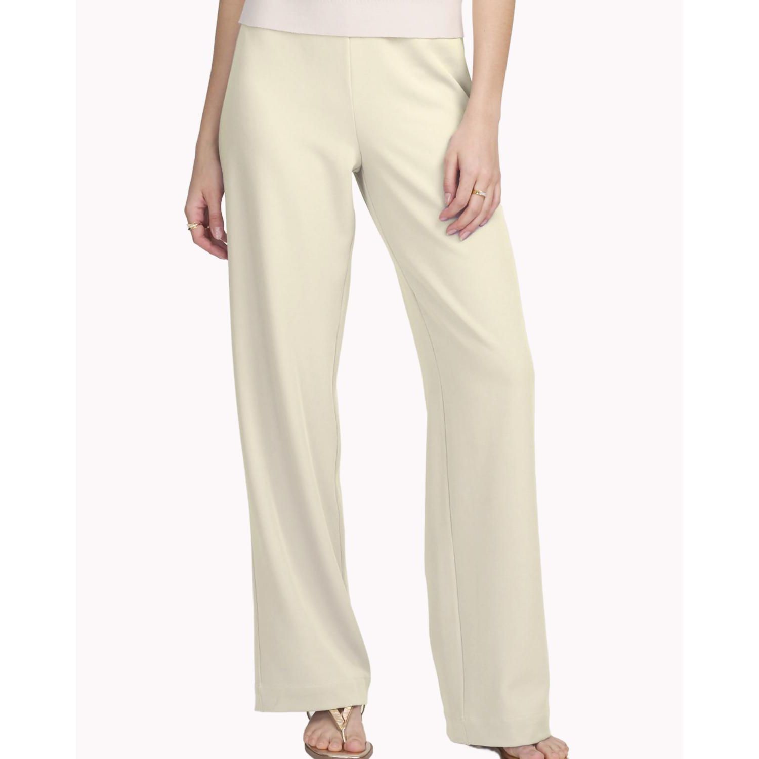 Women's Woven Pant With Button