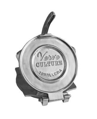 Large Polished Aluminum Tortilla Press