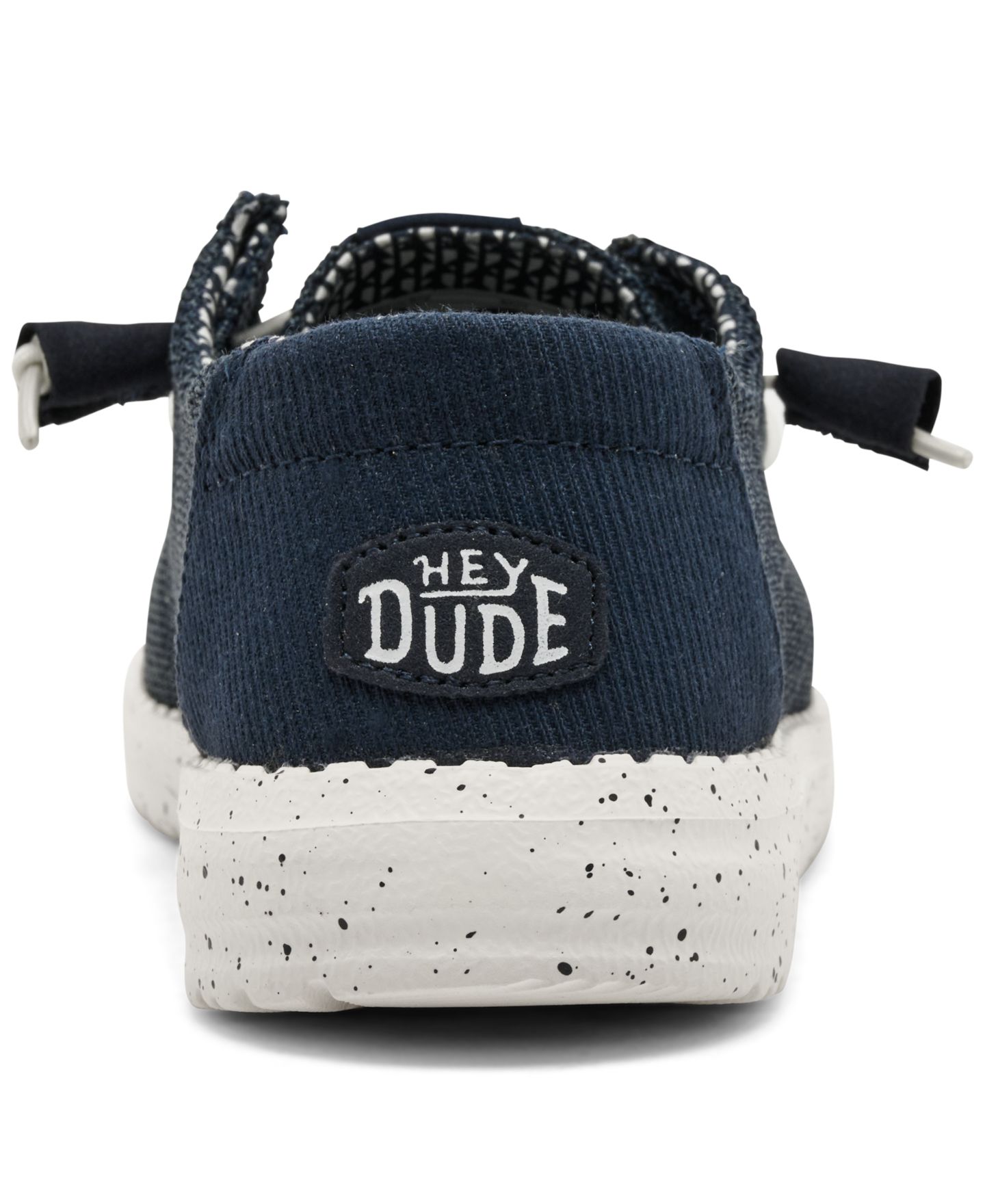 Женские мокасины Hey Dude Wendy Stretch Sox, цвет: Тёмно-синий — фото 4