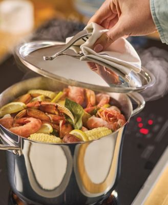 Nouvelle Copper Stainless Steel 6.5-Qt. Stockpot with Lid, Macy's Exclusive