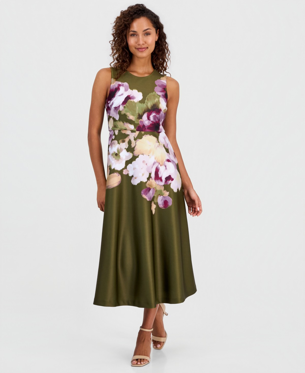 Женские платья Anne Klein Women's A-Line Midi Dress — фото 2
