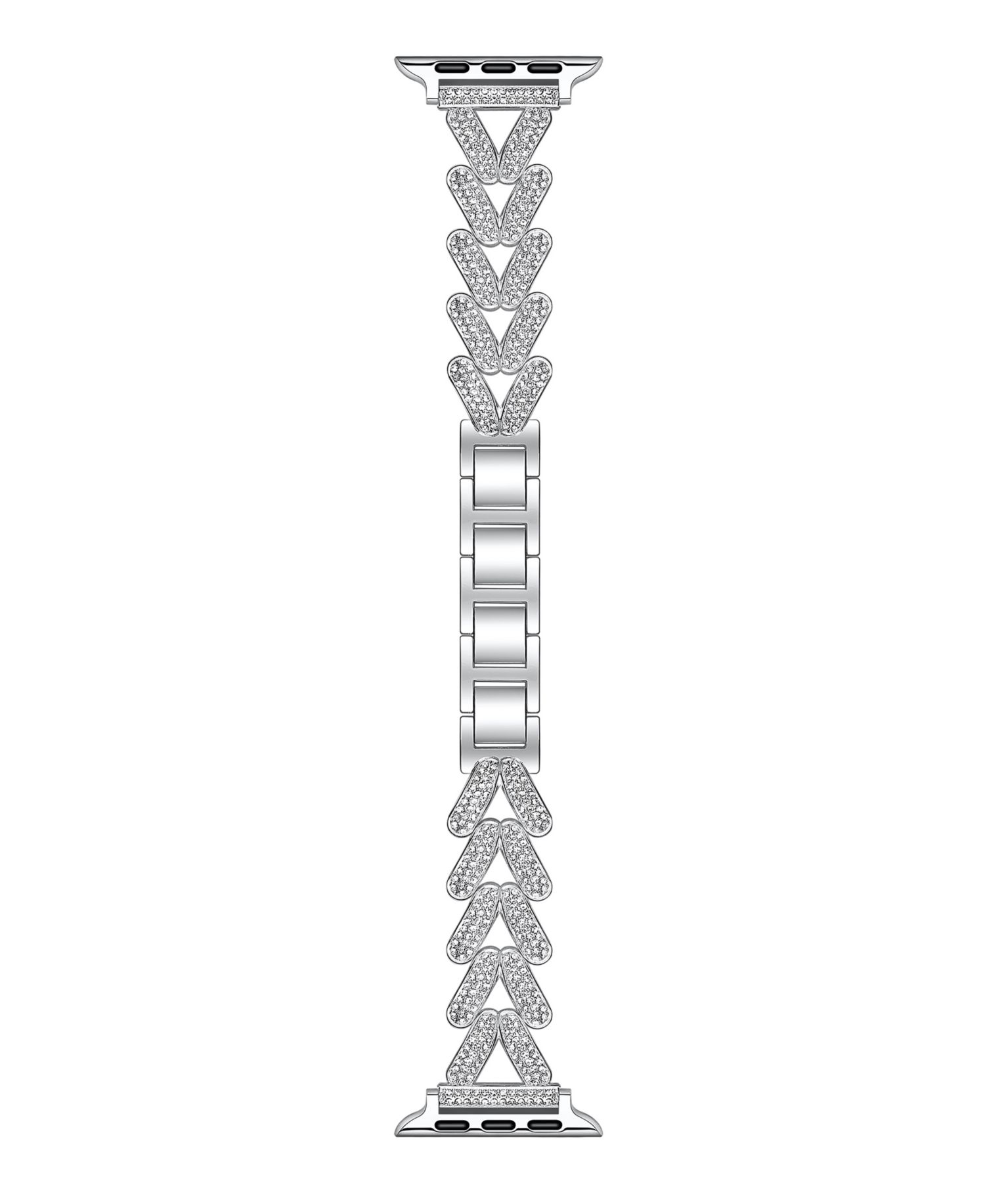 Valentina Stainless Steel and Rhinestone Band for Apple Watch