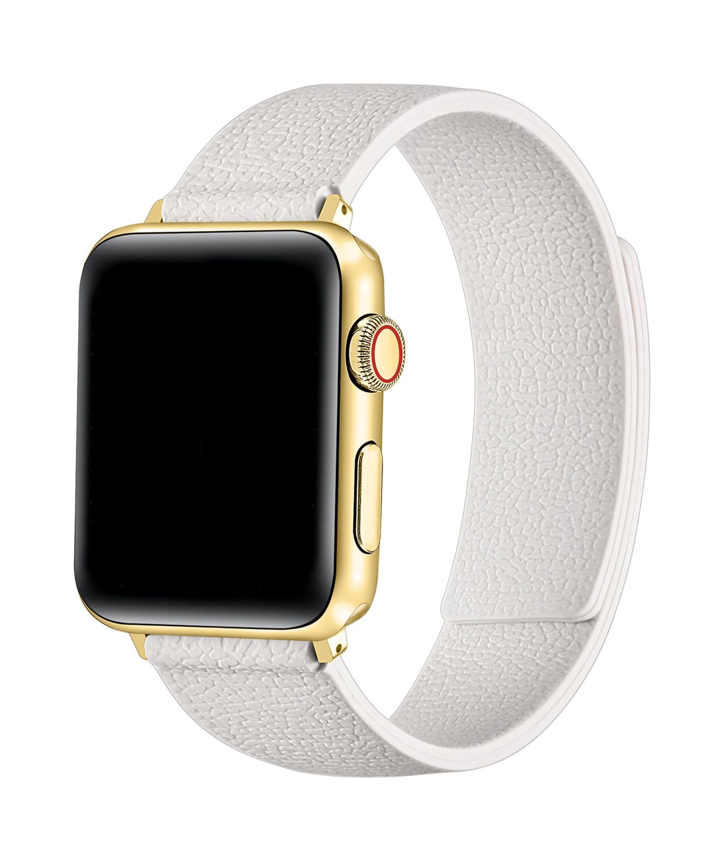 Ремешок для часов Posh Tech Lychee Magnetic Silicone Band for Apple Watch, цвет: Облачный белый — фото 1