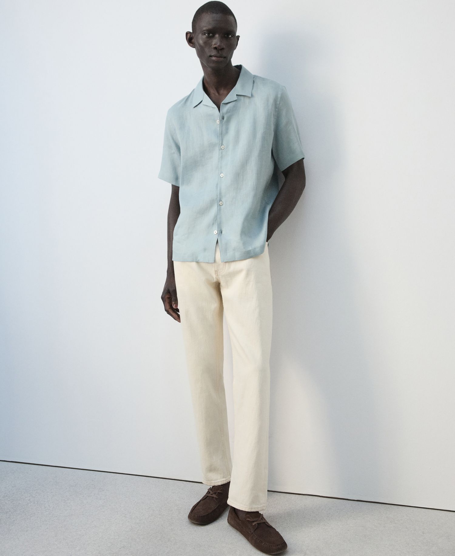 Men's Bowling-Collar Shirt