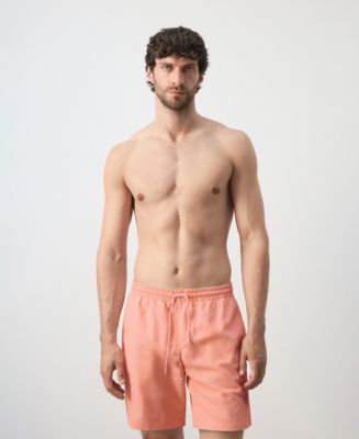 Mango Men's Basic Drawstring Swimsuit - Macy's