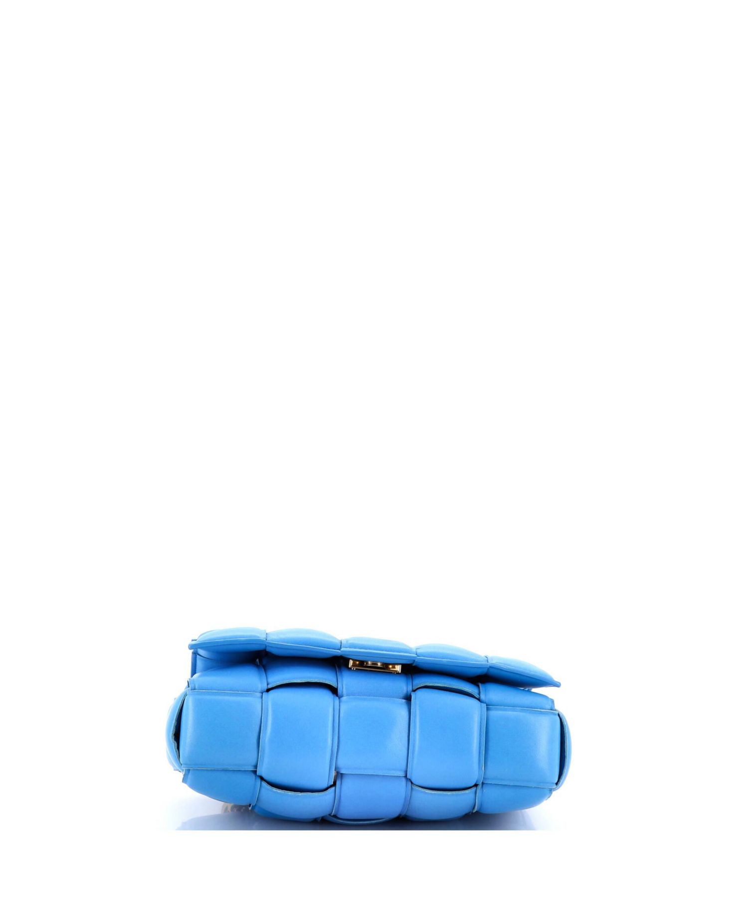 Cassette Chain Crossbody Bag Padded Maxi Intrecciato Leather
