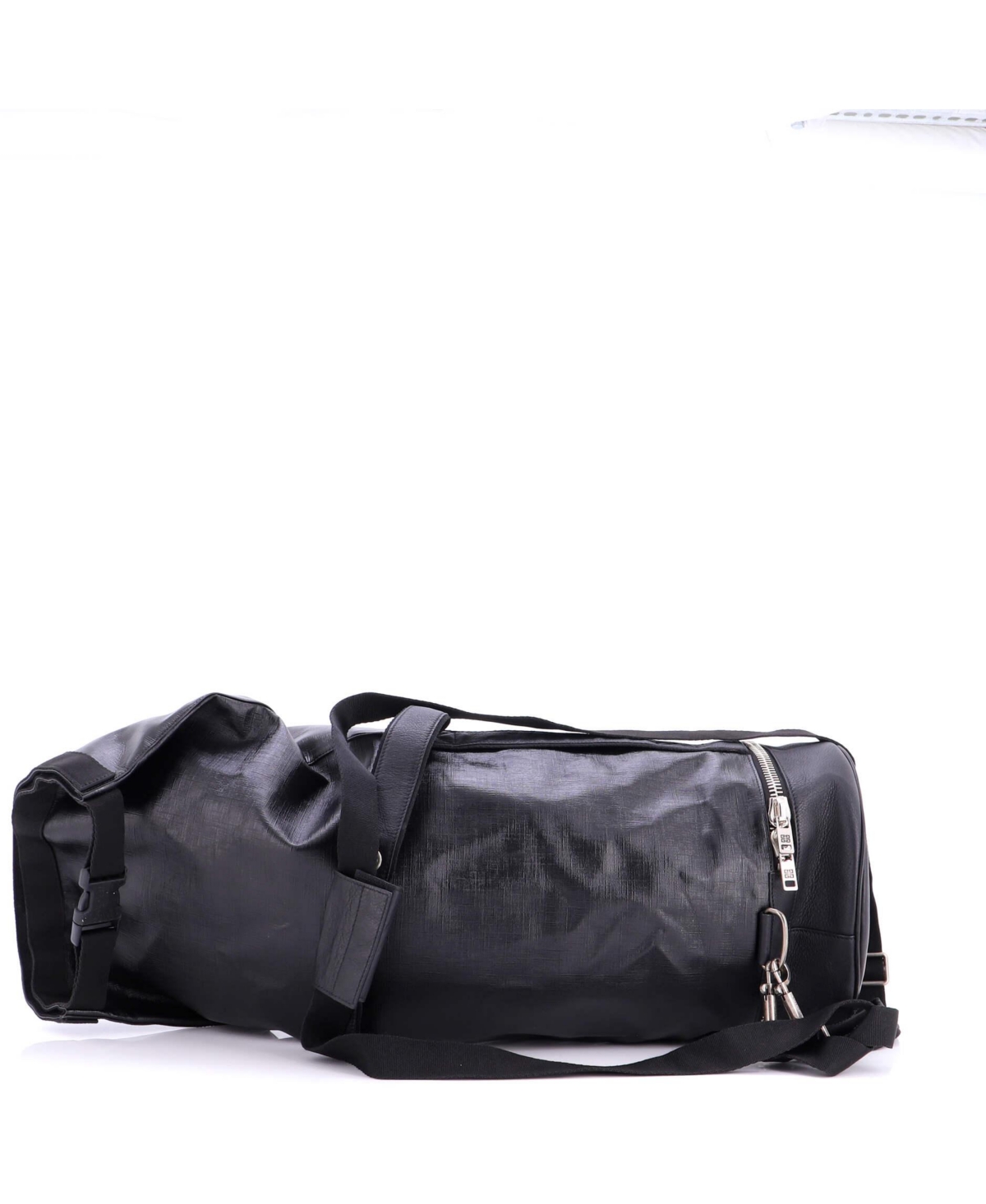 Pre-Owned Givenchy Large Jaw Bag Coated Canvas with Leather