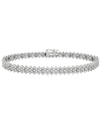 Diamond Tennis Bracelet (4 ct. t.w.) in Sterling Silver