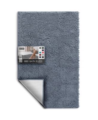 Ultra Soft Non-Slip Chenille Bath Rug - Quick Dry, Machine Washable - Large 26"x44"