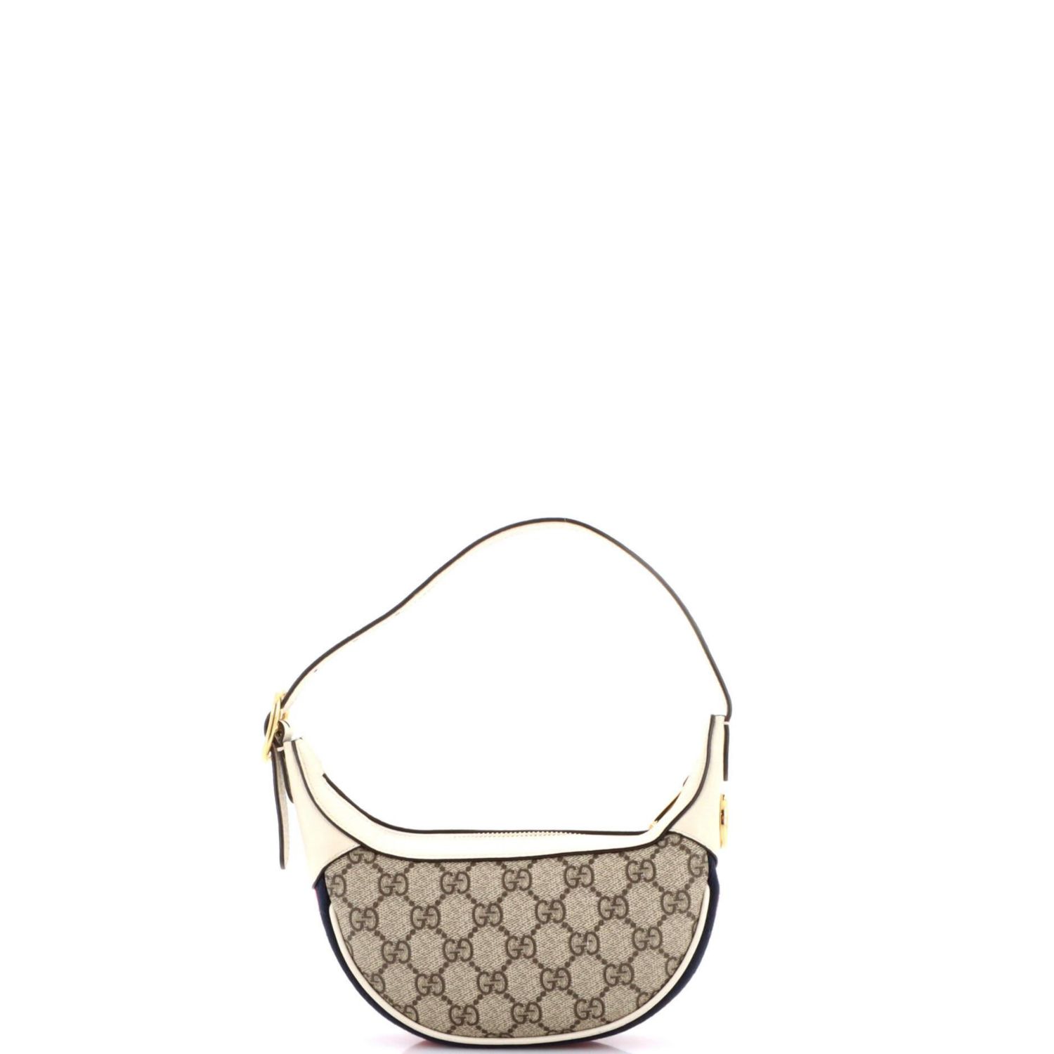 Mini Ophidia Half Moon Bag GG Coated Canvas