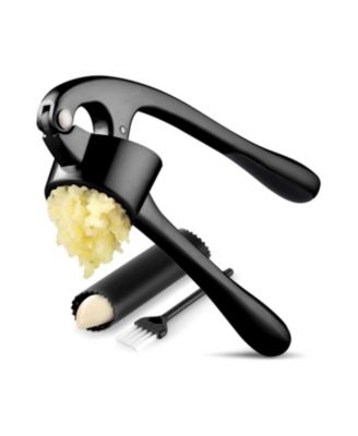 Large Premium Garlic Press Set - Bigger Bowl for Bigger Garlic
