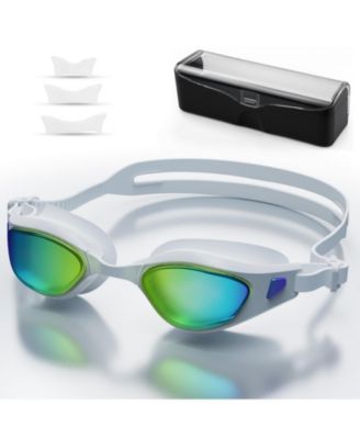 Swim Goggles Anti-fog UV Protection Leak-proof Adult Wide View