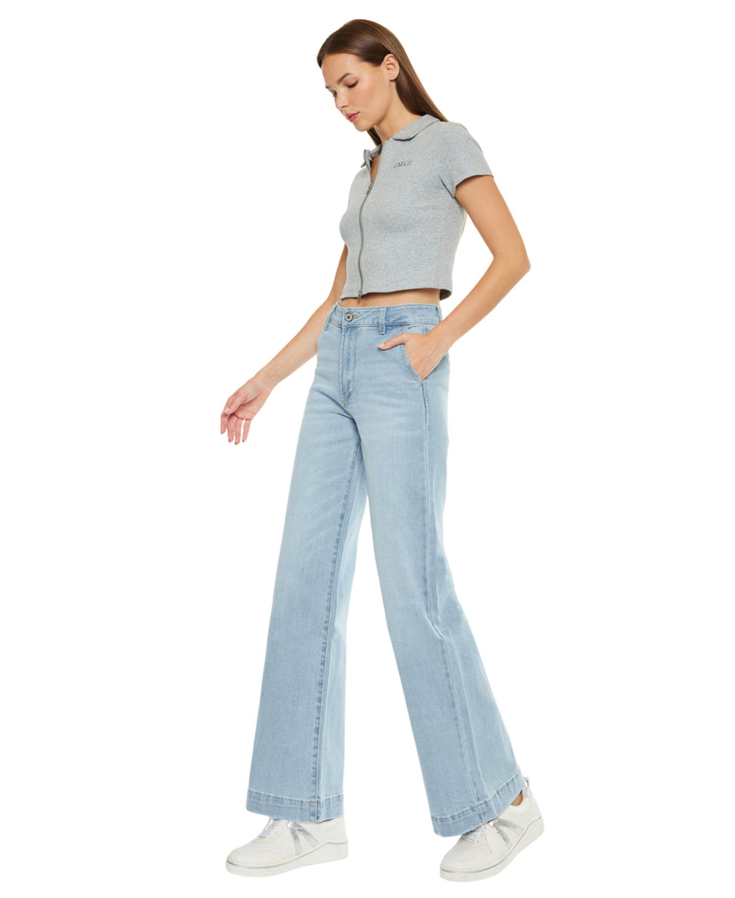 Women's Celine Ultra High-Rise Wide Jeans