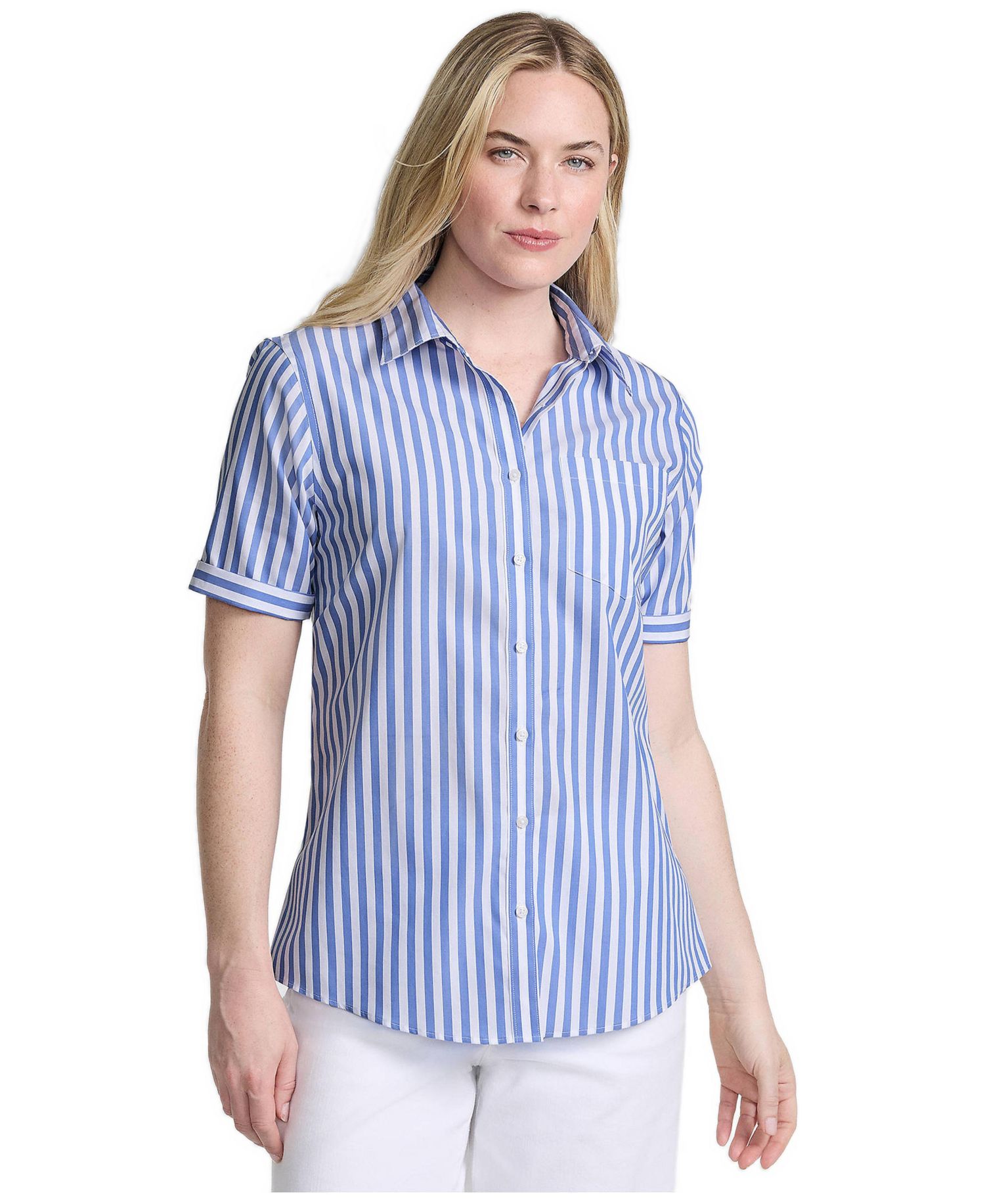 Women's Tall Wrinkle Free No Iron Shirt