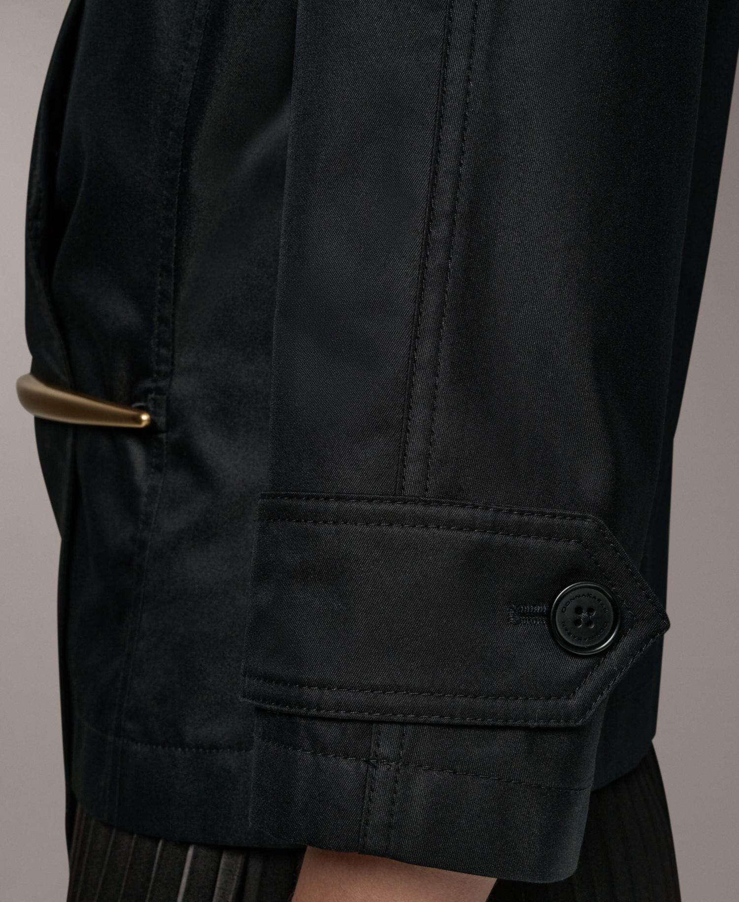 Women's Notch Lapel Bar Hardware Jacket