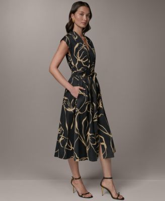 spring work dresses Women's Wrap Fitted Midi Dress Elegant Classy Long Sleeve Bodycon Button Dresses The fit is timeless and the skirt has just enough flair to add a feminine touch you will love Women's 2025 Spring Casual Dresses