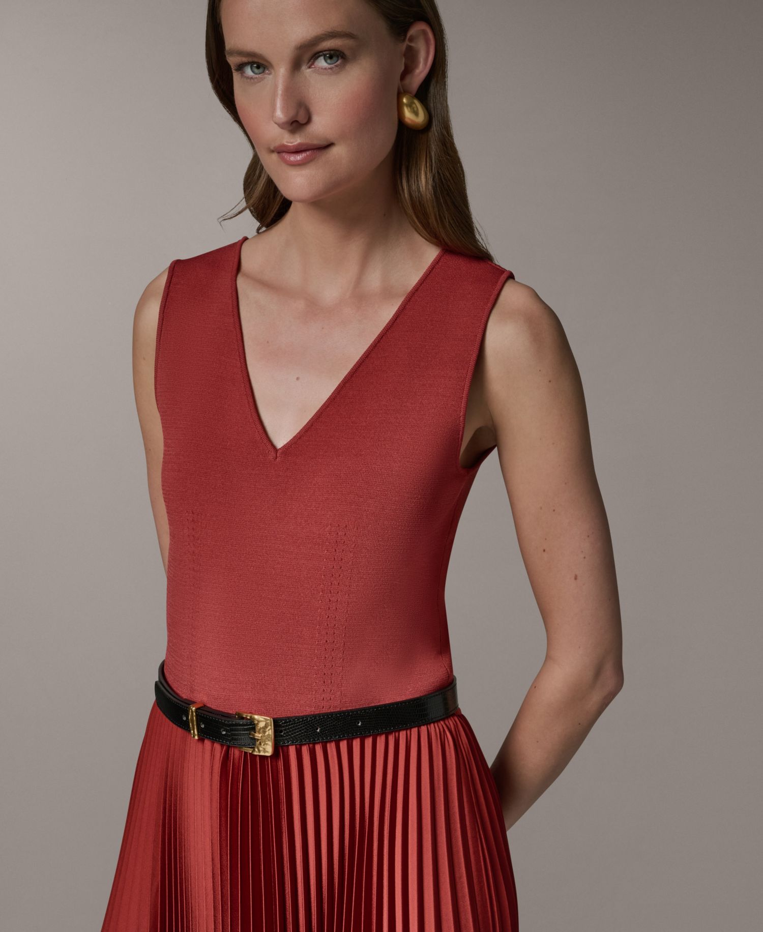 Petite V-Neck Dress