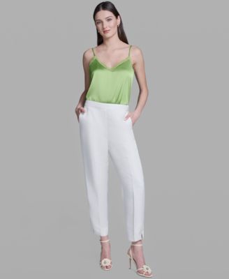 Women's Straight Ankle High-Rise Pants
