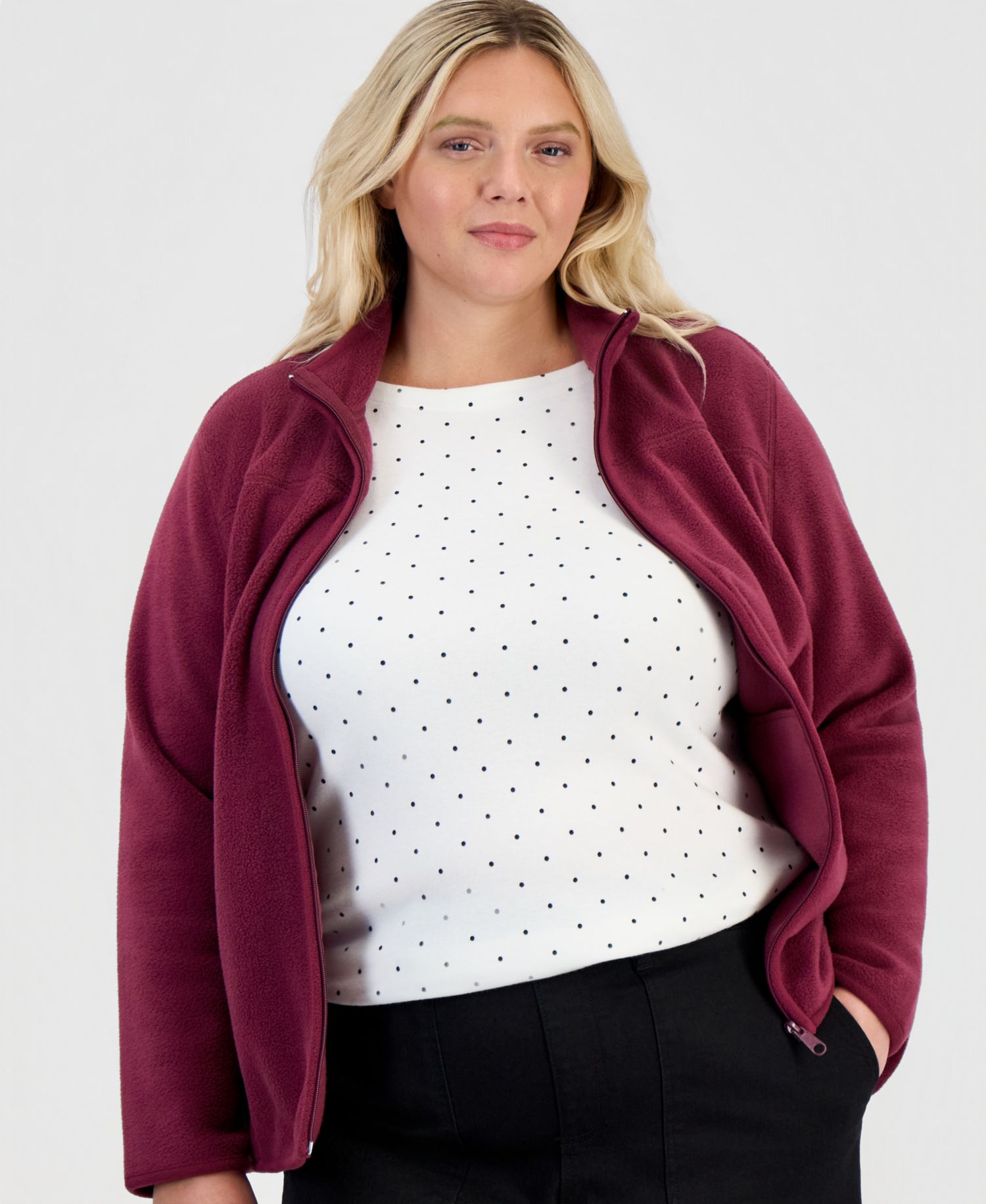 Petite Printed Boat-Neck Elbow Sleeve Top