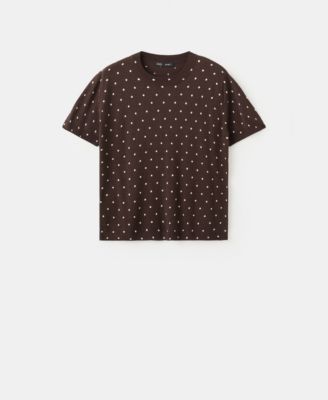 Women's Polka-Dot Knitted Sweater