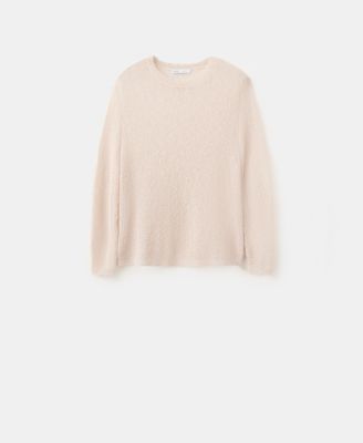 Women's Open-Knit Long-Sleeve Sweater