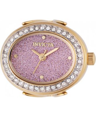 Women's 49600 Mini  Quartz 2 Hand Pink Dial Watch