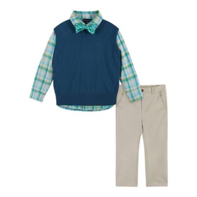 Toddler Boys Andy and Evan 4-Piece Vest Set