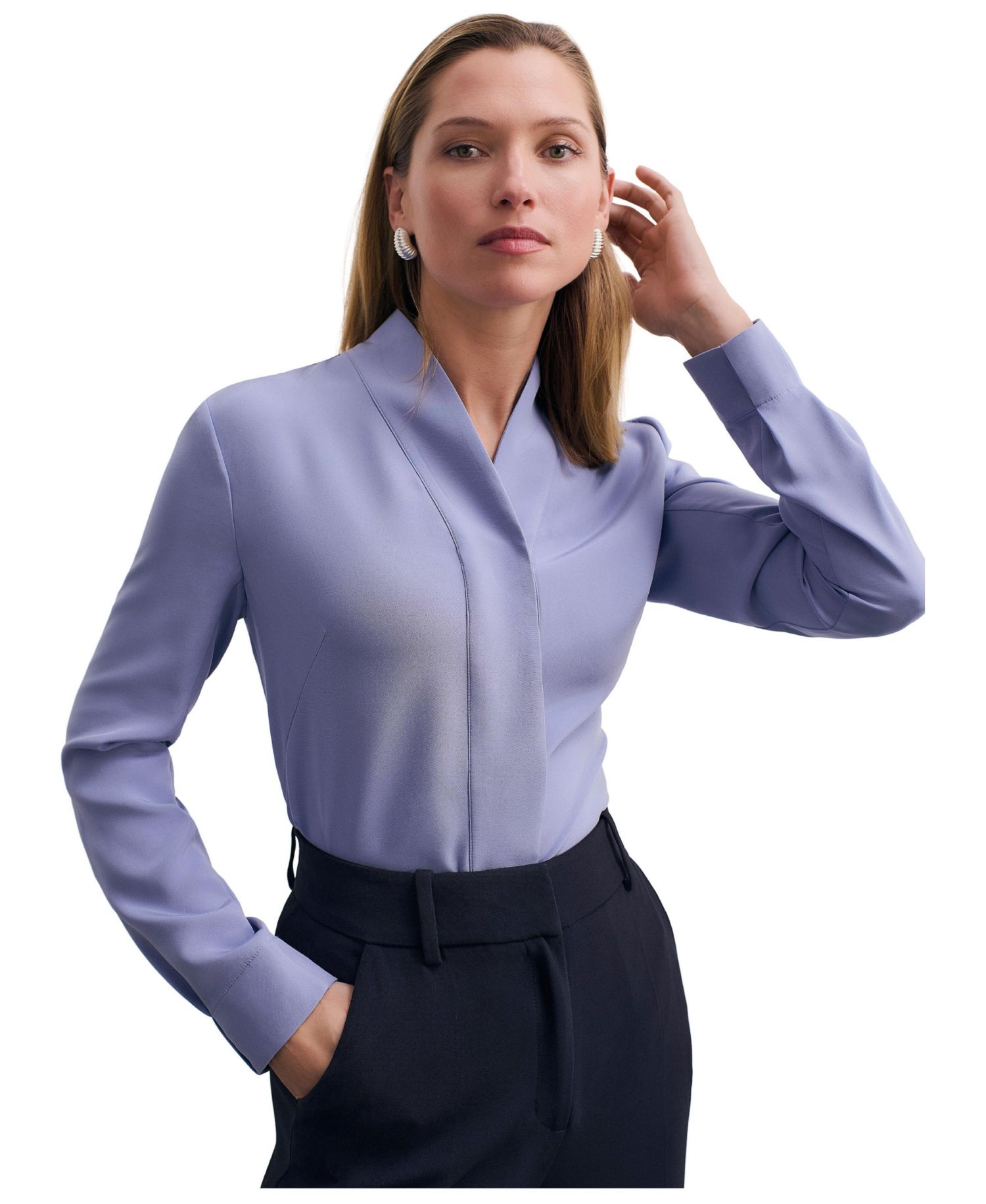 Women's Bowery Stretch Silk Blouse