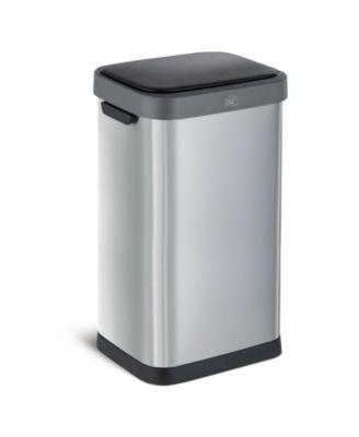 13 Gallon Sensor Kitchen Trash Can with Motion Sensor Lid and Touch Controls, Stainless Steel, Silver
