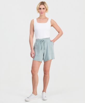 Petite LuxLounge French Terry Knit Pull-On Shorts