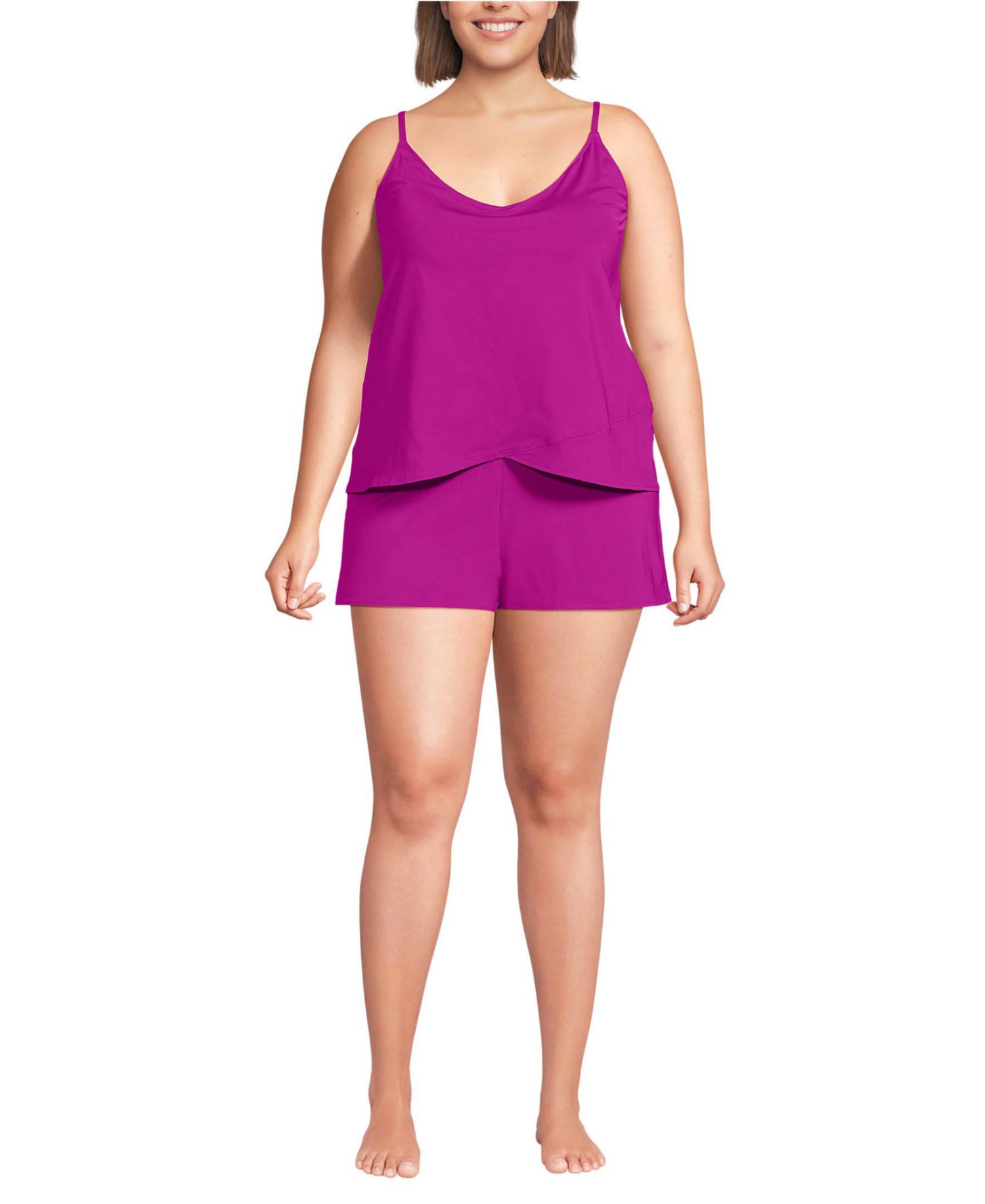 Plus Size Tulip Romper Swimsuit